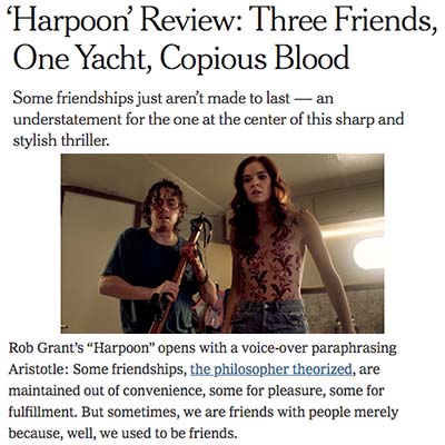 ‘Harpoon’ Review: Three Friends, One Yacht, Copious Blood